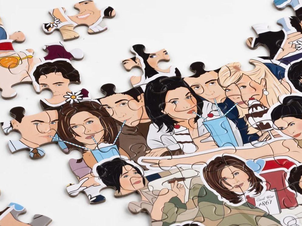 Puzzle Přátelé - TV seriál 500 dílků - obrázek 2