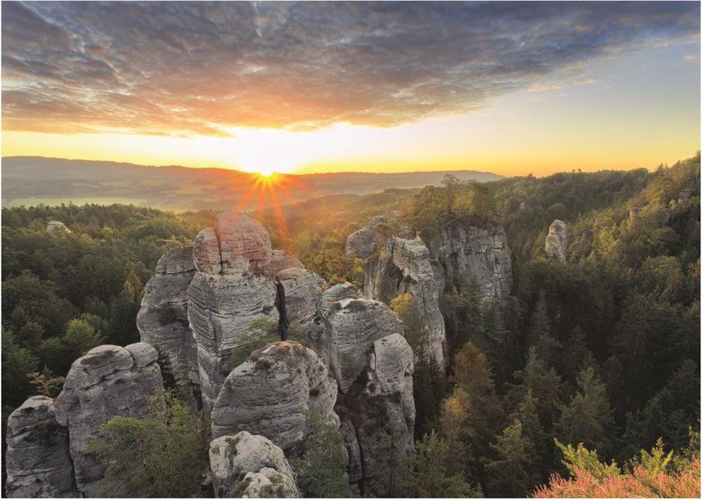 DINO Puzzle Hruboskalské skalní město, Český Ráj 1000 dílků - obrázek 1