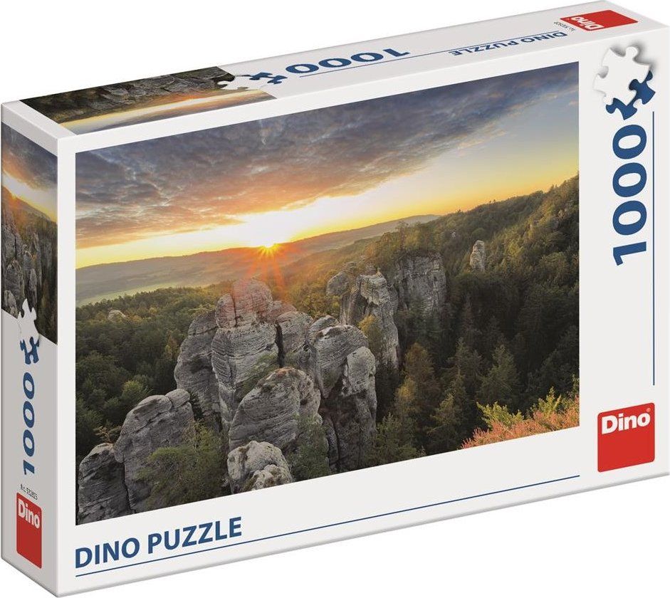 DINO Puzzle Hruboskalské skalní město, Český Ráj 1000 dílků - obrázek 2