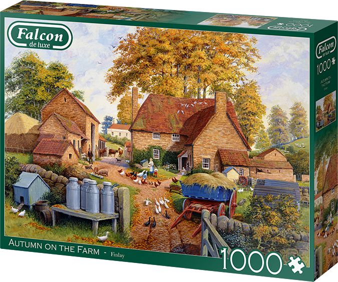 FALCON / JUMBO FALCON , JUMBO Puzzle Podzim na farmě 1000 dílků - obrázek 2