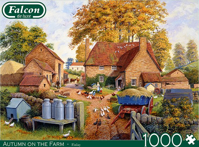 FALCON / JUMBO FALCON , JUMBO Puzzle Podzim na farmě 1000 dílků - obrázek 3