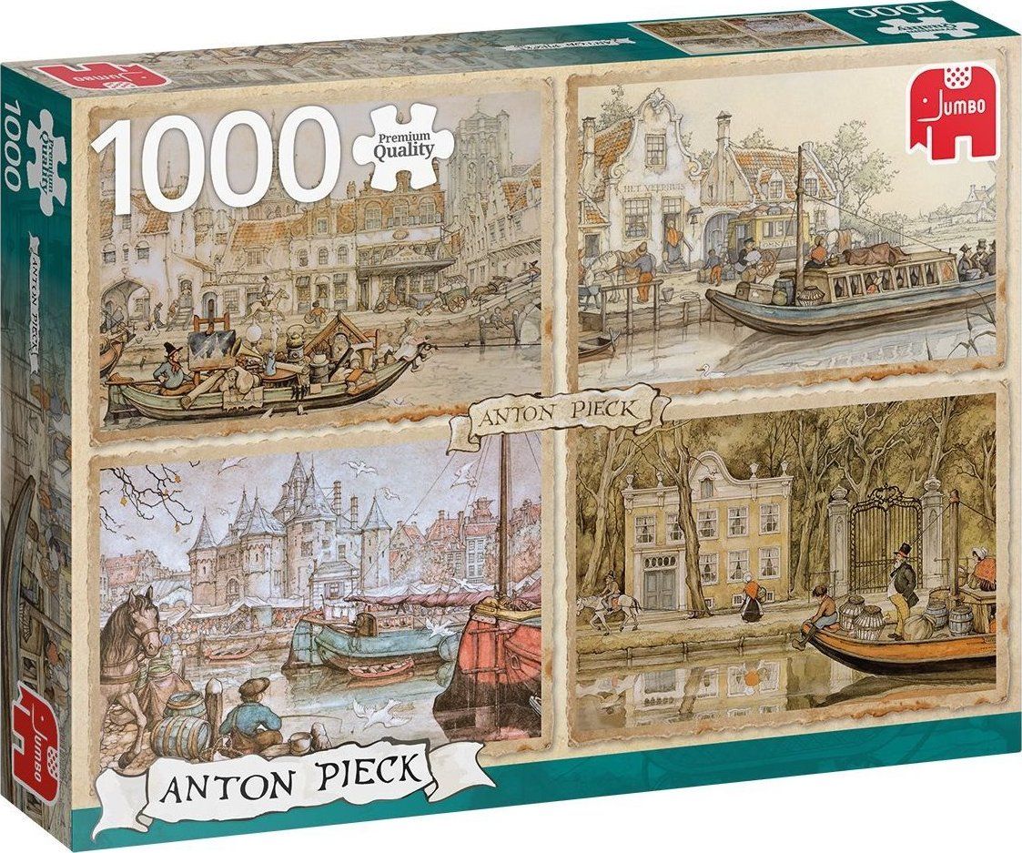 JUMBO Puzzle Plavba vodními kanály 1000 dílků - obrázek 1