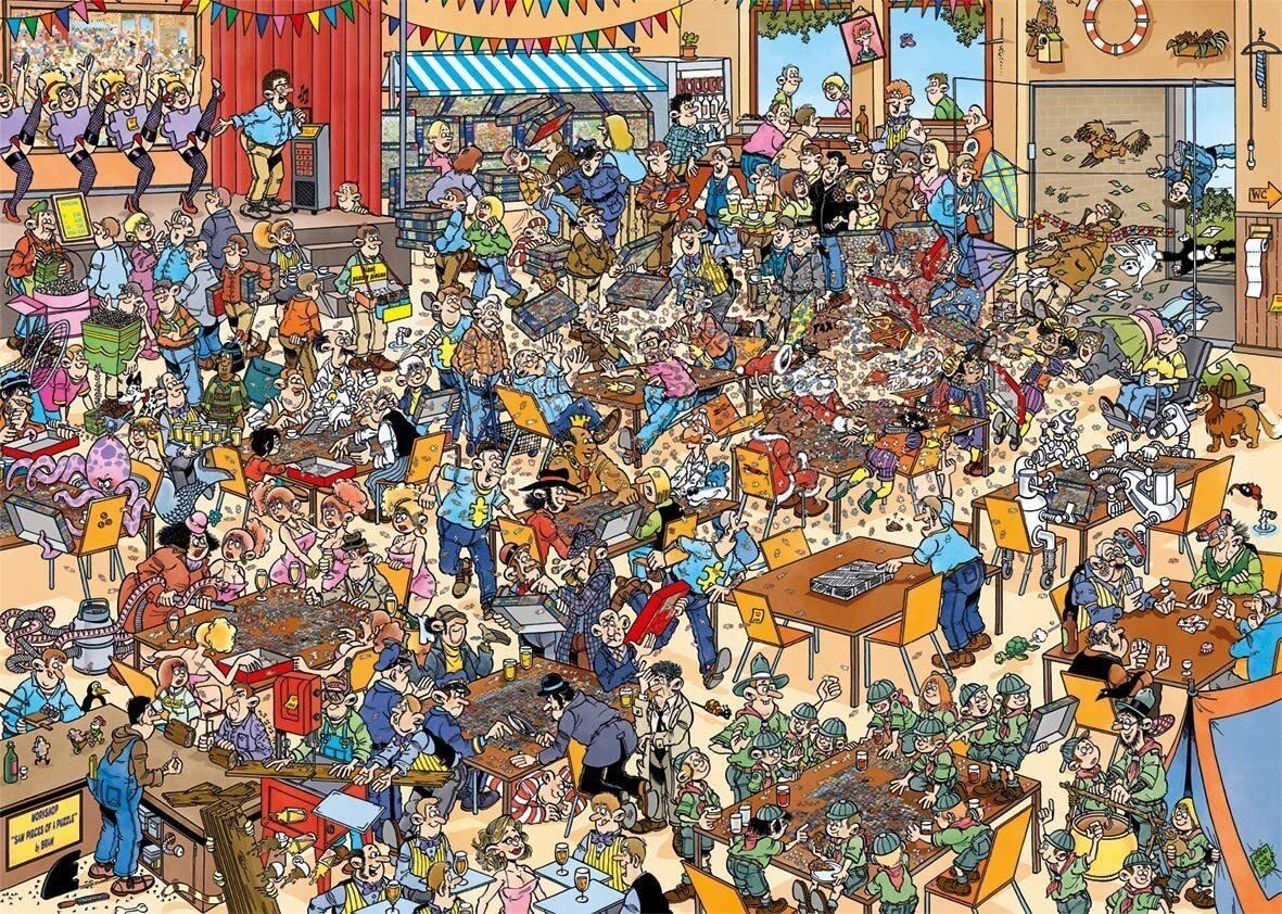 JUMBO Puzzle Národní mistrovství ve skládání puzzle 1000 dílků - obrázek 1