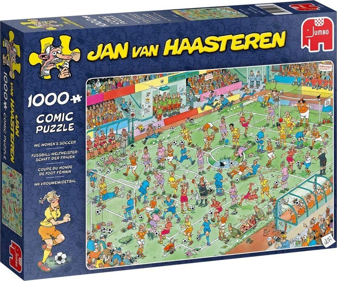 JUMBO Puzzle Ženský fotbal 1000 dílků - obrázek 2