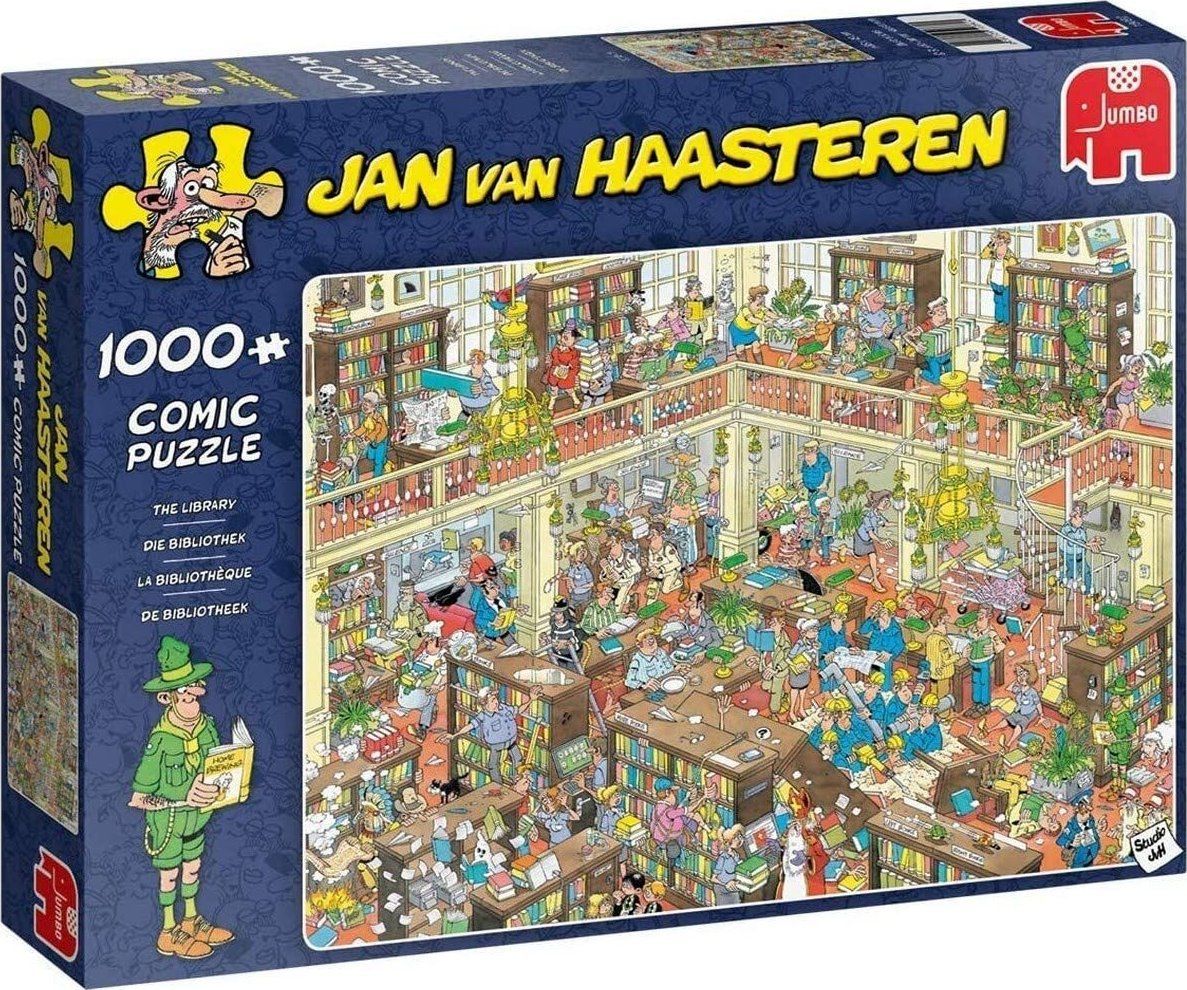 JUMBO Puzzle Knihovna 1000 dílků - obrázek 1