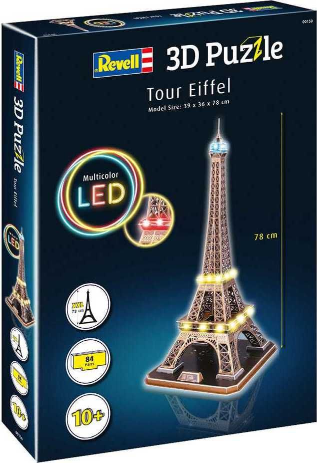 3D Puzzle REVELL 00150 - Tour Eiffel (LED Edition) - obrázek 1