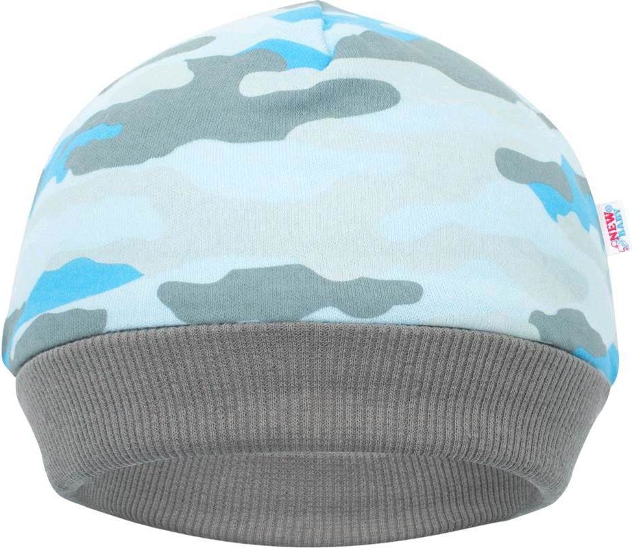 Kojenecká bavlněná čepička New Baby With Love modrá 80 (9-12m) - obrázek 1