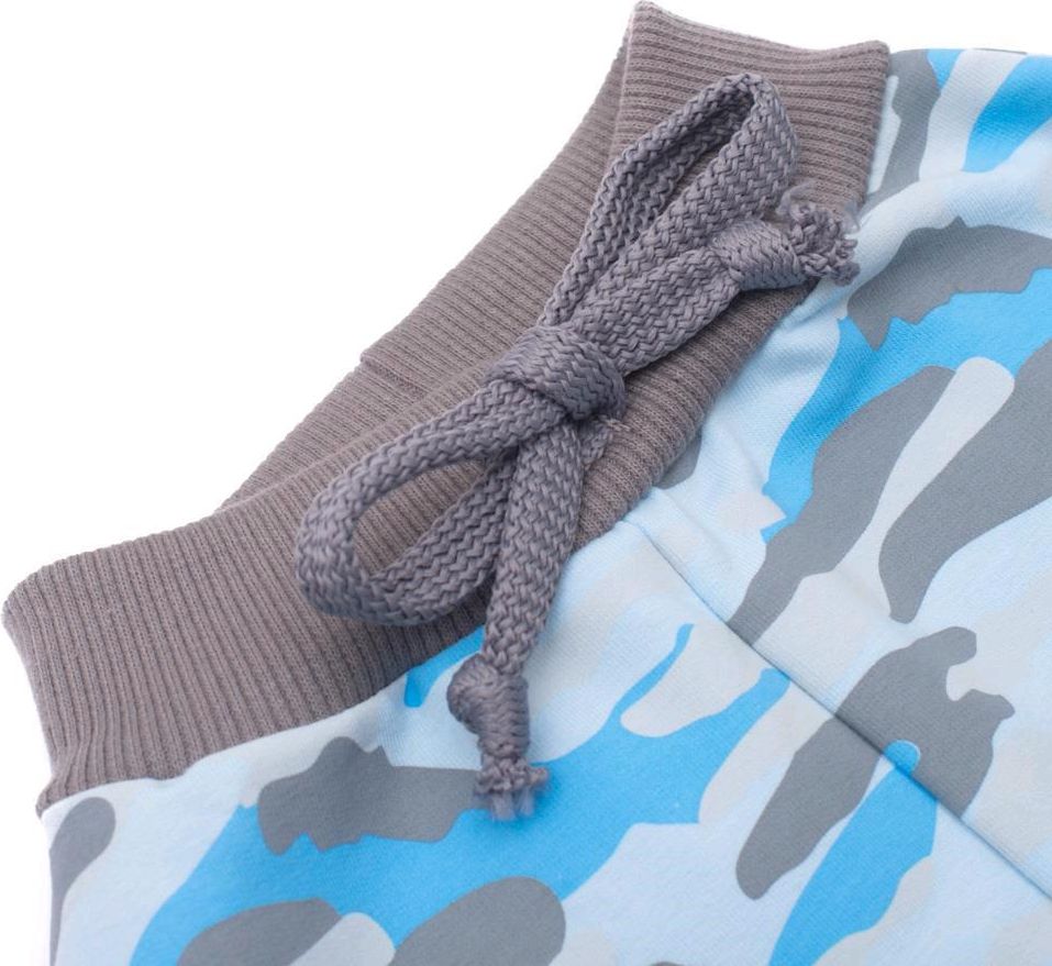 Kojenecké bavlněné tepláčky New Baby With Love modré 80 (9-12m) - obrázek 2