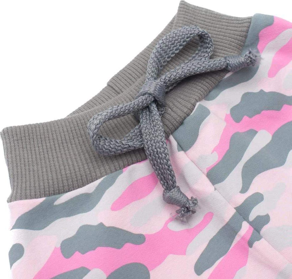 Kojenecké bavlněné tepláčky New Baby With Love růžové 80 (9-12m) - obrázek 2