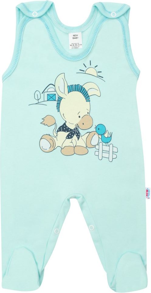 2-dílná souprava New Baby Donkey tyrkysová 50 - obrázek 3