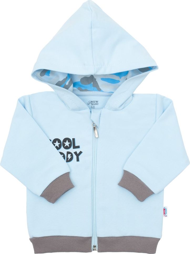 Kojenecká mikinka New Baby With Love modrá 62 (3-6m) - obrázek 1