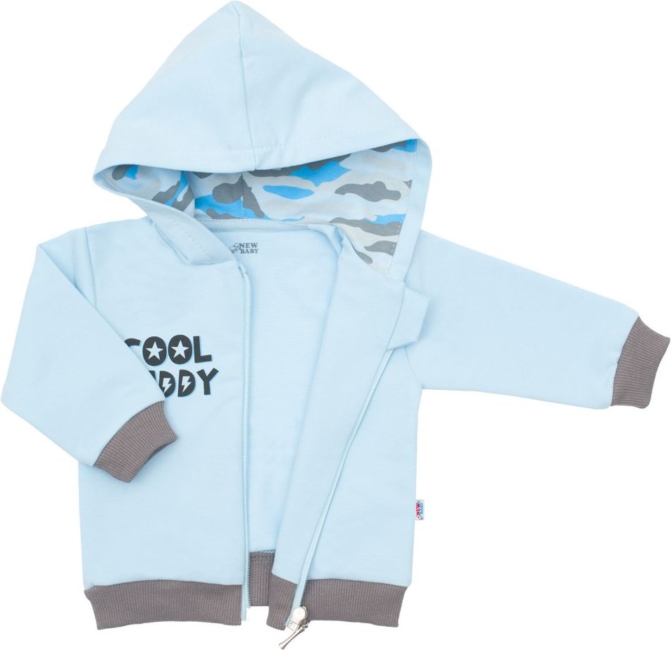 Kojenecká mikinka New Baby With Love modrá 62 (3-6m) - obrázek 2