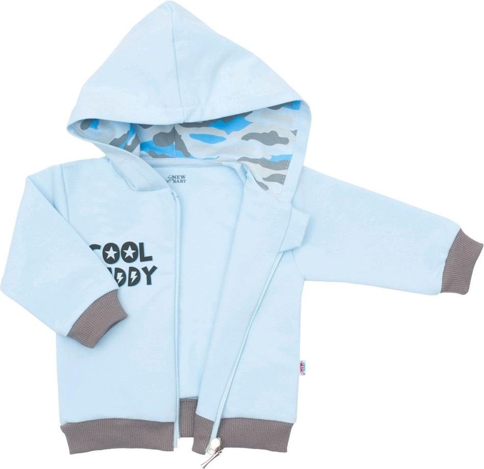 Kojenecká mikinka New Baby With Love modrá 86 (12-18m) - obrázek 2