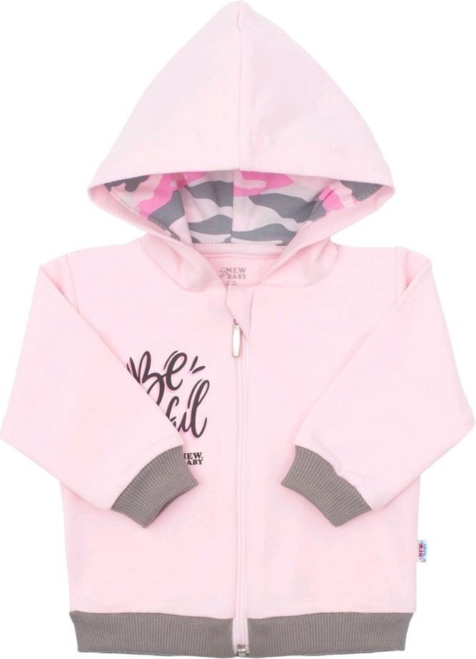 Kojenecká mikinka New Baby With Love růžová 68 (4-6m) - obrázek 1