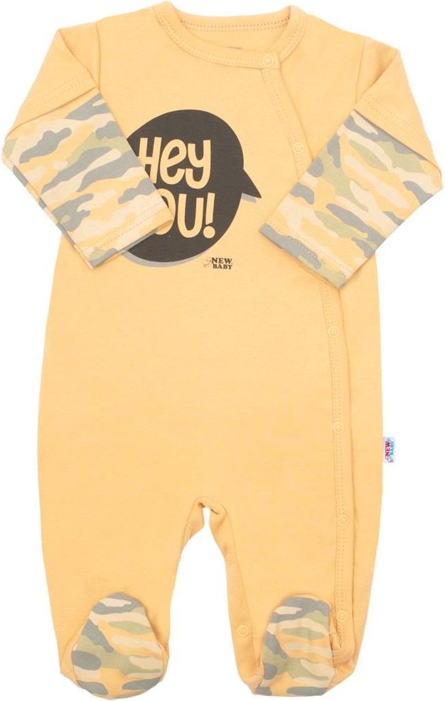 Kojenecký overal New Baby With Love hořčicový 74 (6-9m) - obrázek 1