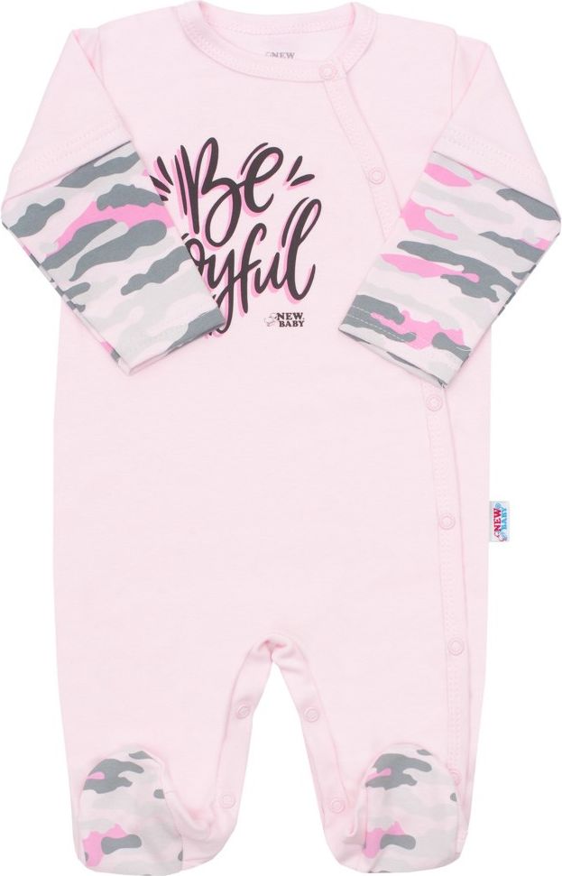 Kojenecký overal New Baby With Love růžový 62 (3-6m) - obrázek 1