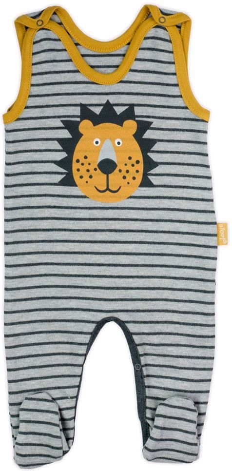 Kojenecké bavlněné dupačky Nicol Prince Lion 68 (4-6m) - obrázek 1