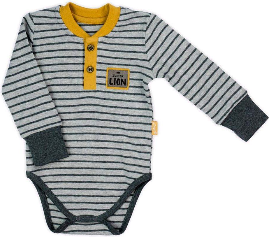 Kojenecké body s dlouhým rukávem Nicol Prince Lion 74 (6-9m) - obrázek 1
