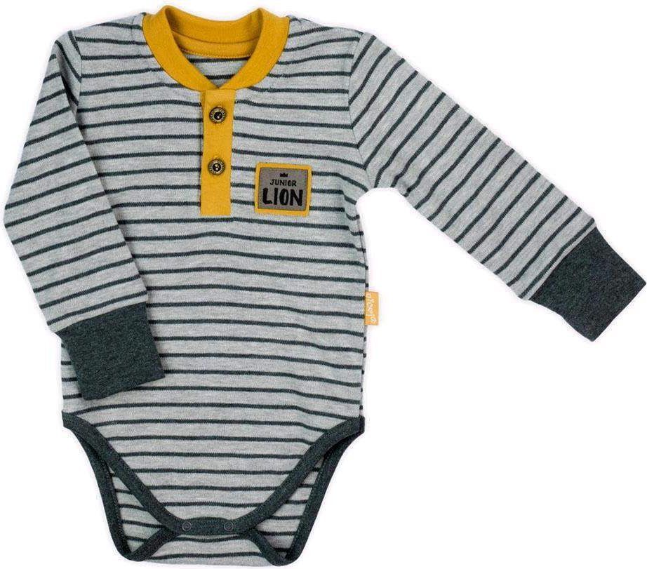 Kojenecké body s dlouhým rukávem Nicol Prince Lion 86 (12-18m) - obrázek 1