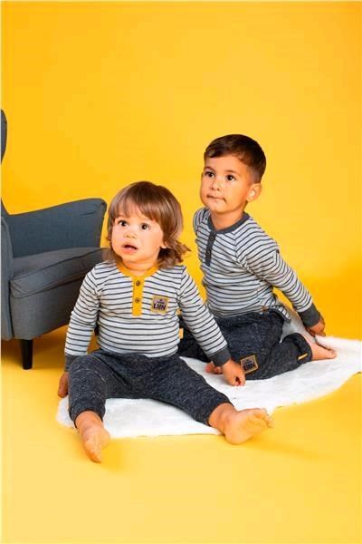 Kojenecké body s dlouhým rukávem Nicol Prince Lion 86 (12-18m) - obrázek 2