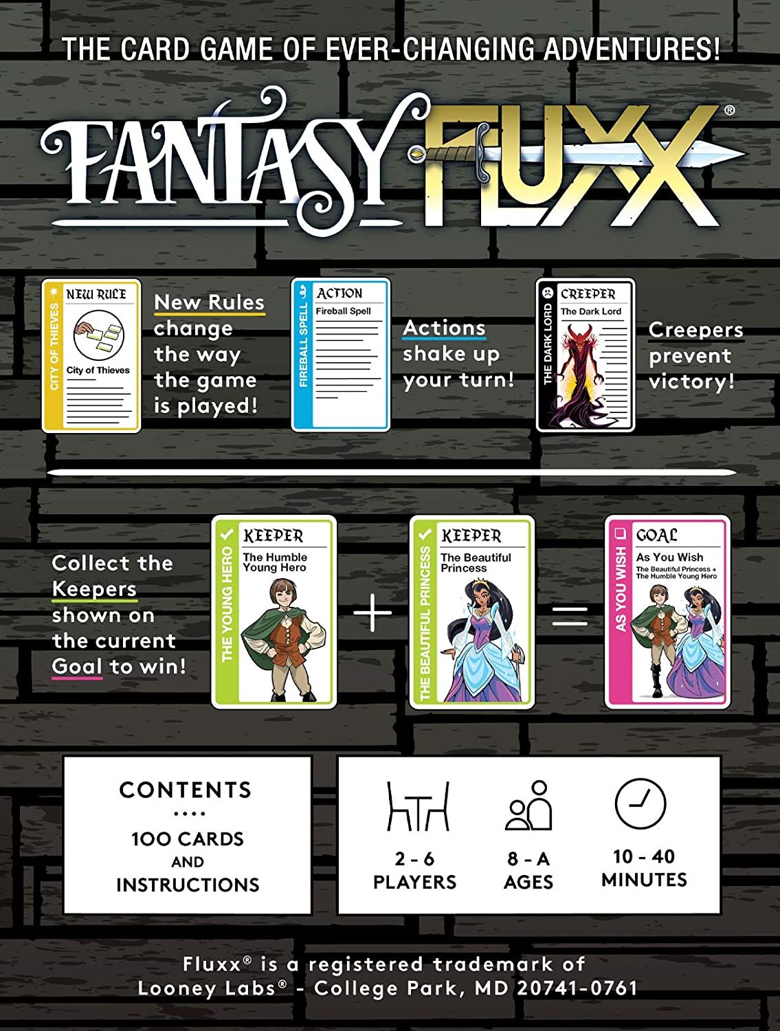 Looney Labs Fantasy Fluxx - EN - obrázek 2