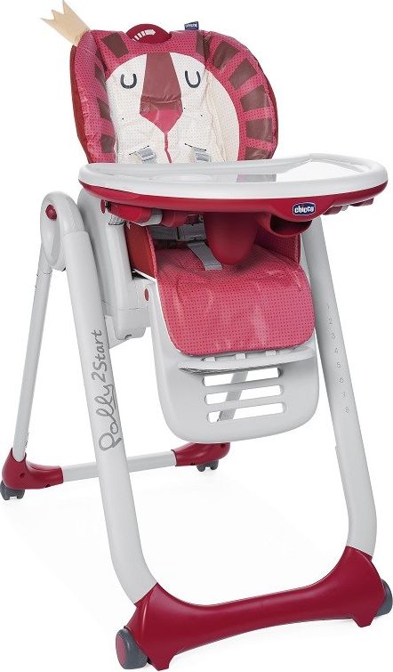 CHICCO Židlička jídelní Polly 2 Start - Lion - obrázek 1