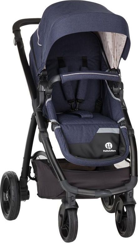 Petite&Mars kombinovaný Vario 2v1 Midnight Blue + sada nafukovacích koliesok 2020 - obrázek 2