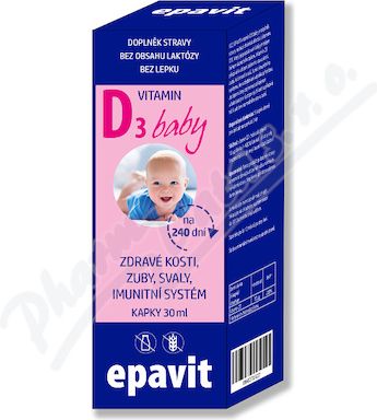 EPAvit Vitamin D3 baby kapky 30ml - obrázek 1