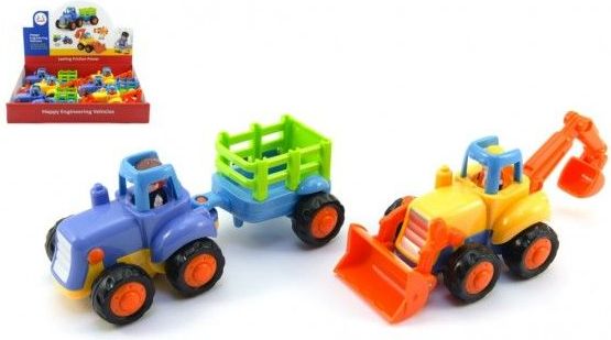 Traktor s vlekem - 16 x 7 x 7 cm - obrázek 1