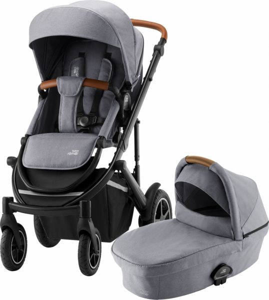 Britax Römer SET 2v1 kočárek Smile III + hluboká korba, Nordic Grey - obrázek 1