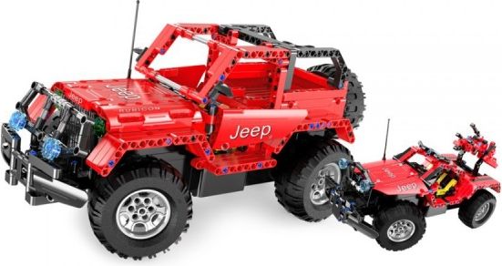 Double Eagle Stavebnice Jeep Wrangler 2v1 - auto na vysílačku - obrázek 1