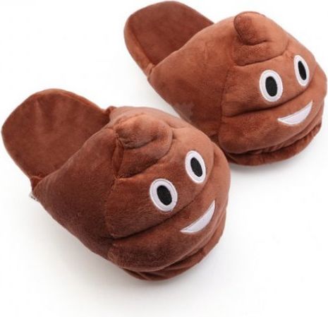 Plyšové pantofle EMOJI Varianta: Srdíčka - obrázek 5