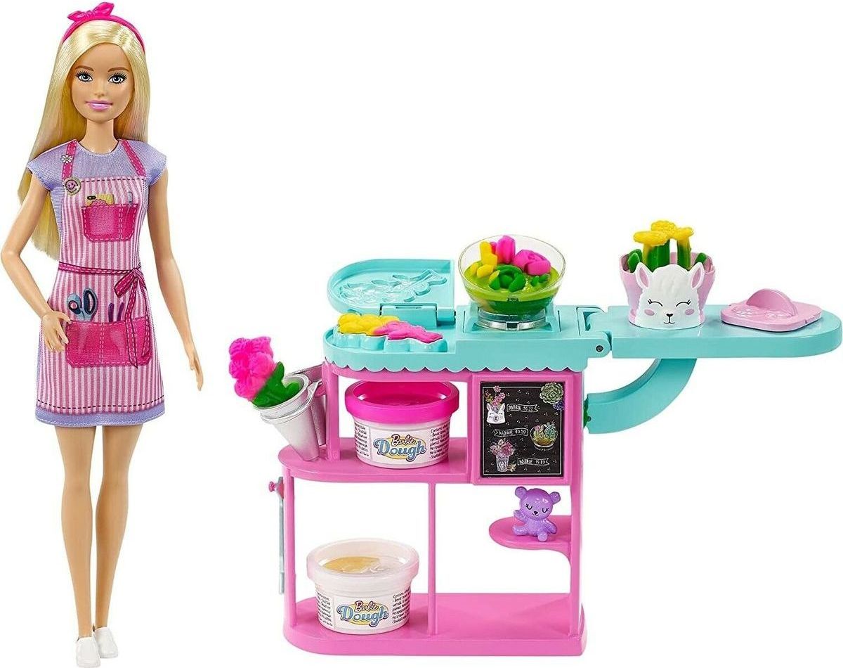 Mattel Barbie květinářka blondýnka - obrázek 1