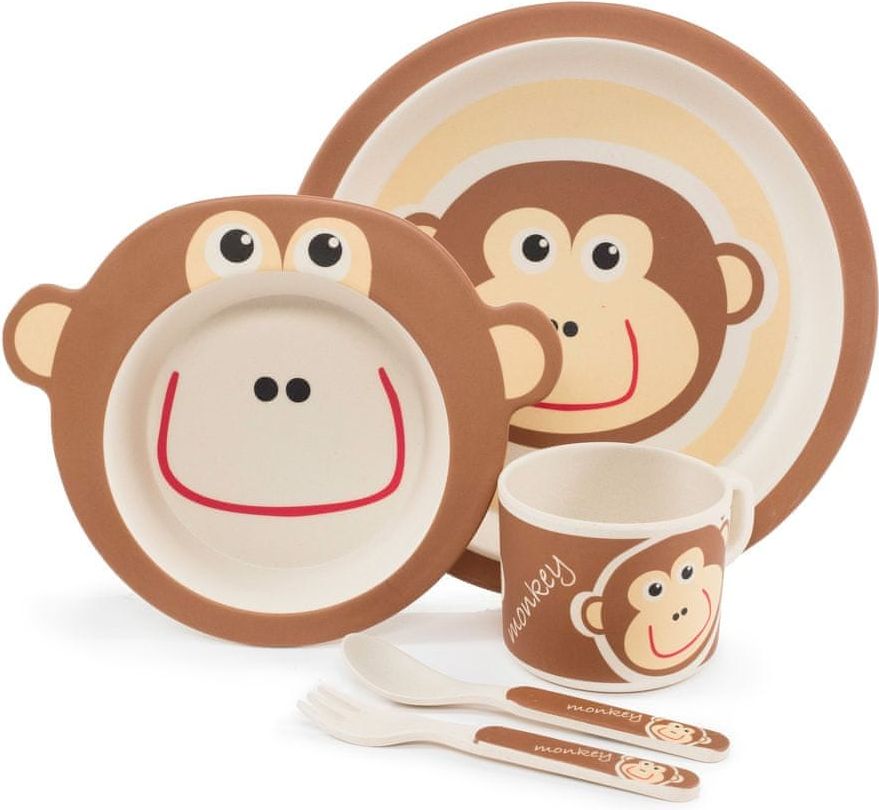 ZOPA Bambusová sada nádobí opička - obrázek 1
