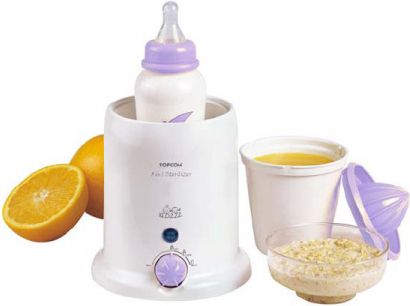 TOPCOM KF-4301 Travel Bottle Warmer ,dětská ohřívačka a sterilizátor na 1 lahve - obrázek 1