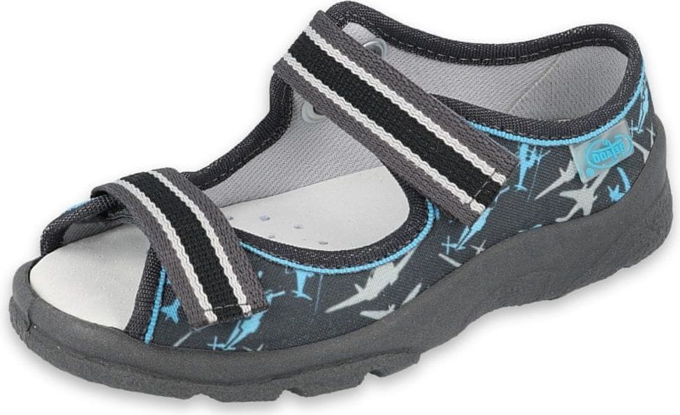 Befado chlapecké sandály Max 869X143 25 tmavě modrá - obrázek 1