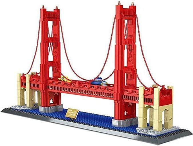 Wange Wange Architect stavebnice Golden Gate Bridge typ LEGO 1977 dílů - obrázek 1