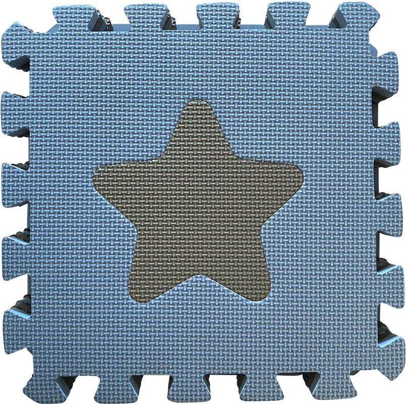 Hrací podložka puzzle 90x90 cm Baby Dan Geometrické tvary Rose 2021 - obrázek 2