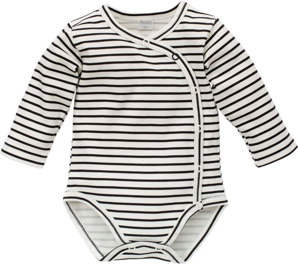Body dlouhý rukáv rozepínací Pinokio Happy Day Stripes - obrázek 1