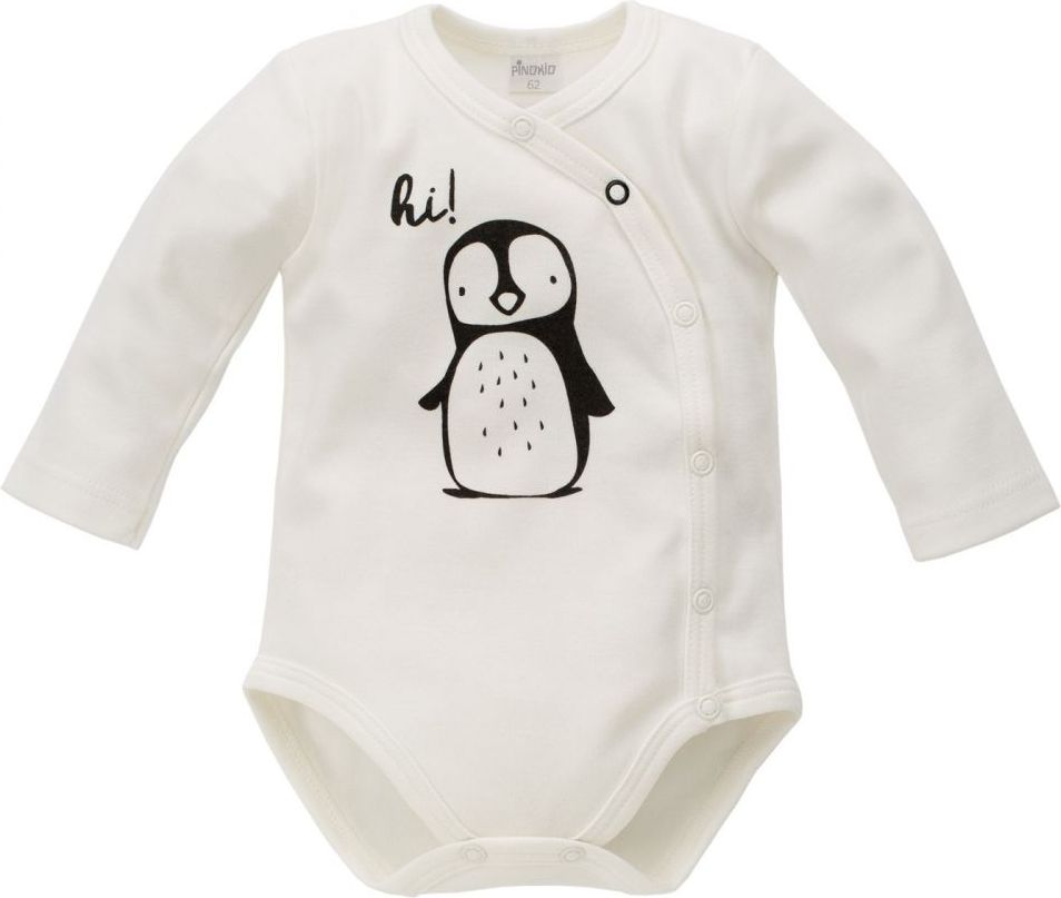 Body dlouhý rukáv rozepínací Pinokio Happy Day Penguin - obrázek 1