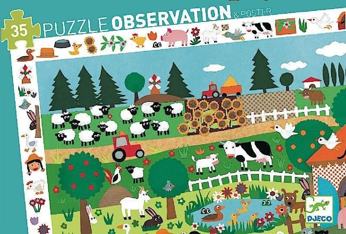 Djeco Puzzle poznávej statek - obrázek 4