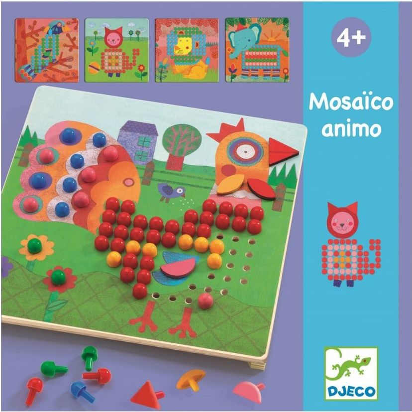 Djeco Mozaika zvířátka - obrázek 1