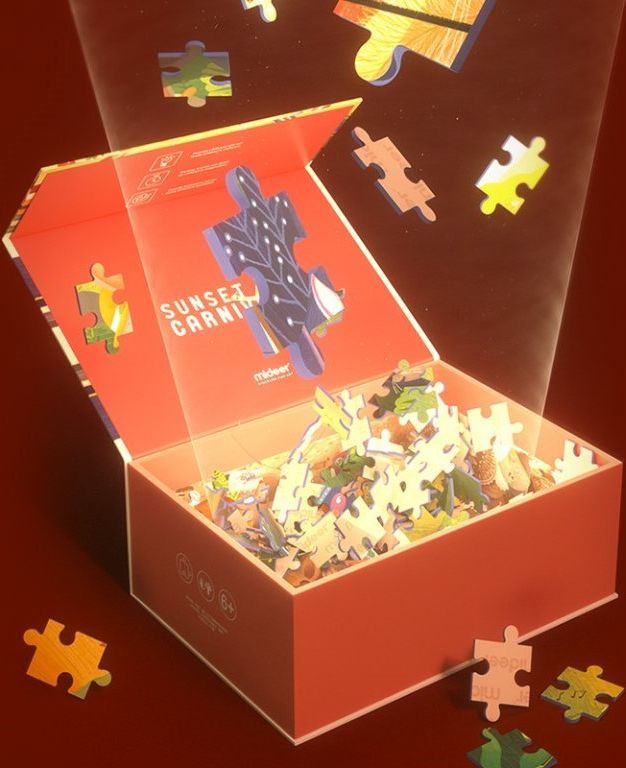 Mideer Karneval při západu slunce puzzle 528 ks - obrázek 3