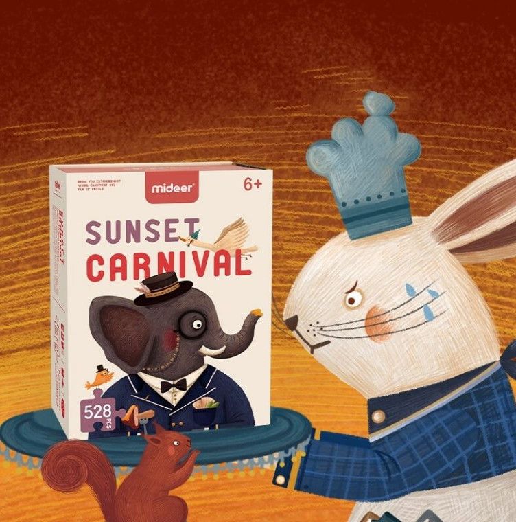 Mideer Karneval při západu slunce puzzle 528 ks - obrázek 6