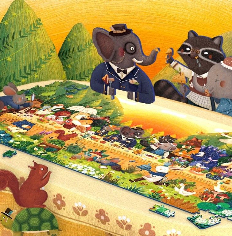 Mideer Karneval při západu slunce puzzle 528 ks - obrázek 7