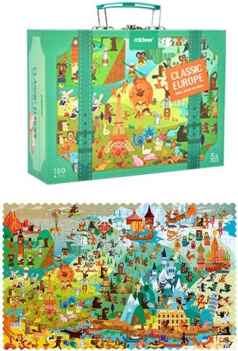 Mideer Klasická Evropa puzzle 180 ks - obrázek 3