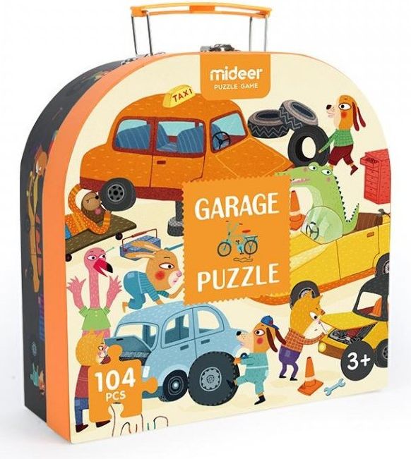 MIDEER Moje garáž puzzle 104 dílků - obrázek 1