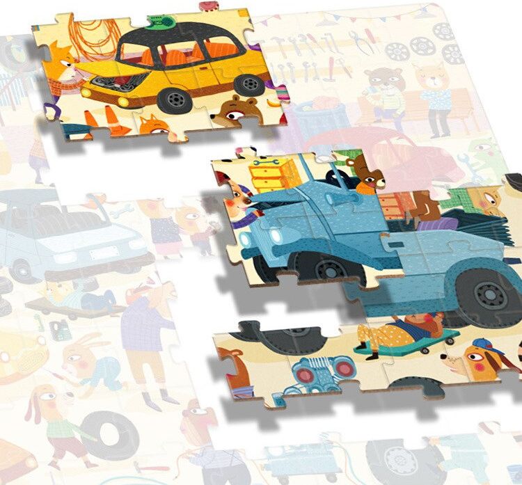 MIDEER Moje garáž puzzle 104 dílků - obrázek 4