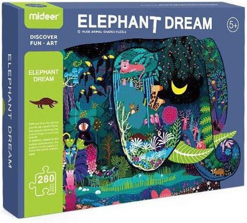 Mideer Sloní sen puzzle 280 ks - obrázek 1