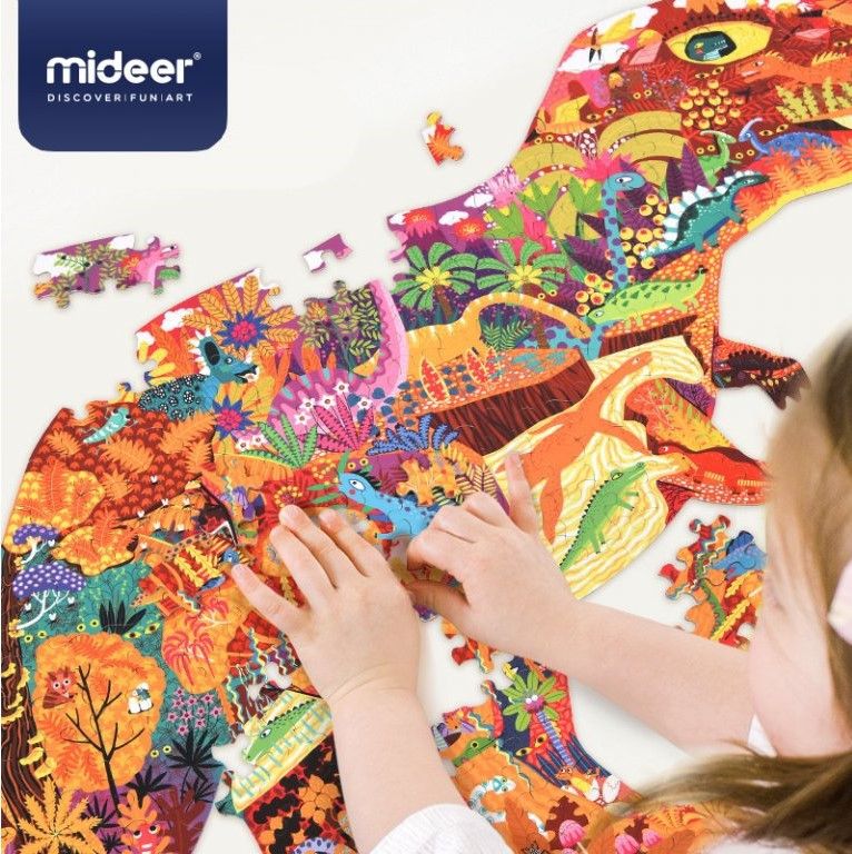 Mideer Svět dinosaurů puzzle 280 ks - obrázek 3